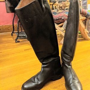 Women's 8.5 Ariat riding boots black leather